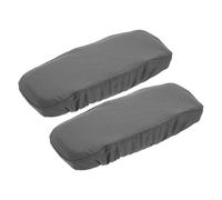 sourcing map Chair Armrest Slipcovers Covers, 22 x 7mm Polyester Removable Seat Hand Rest Protector for Office Chairs Desk Chair(Gray)
