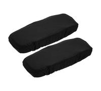 sourcing map Chair Armrest Slipcovers Covers, 22 x 7mm Polyester Removable Seat Hand Rest Protector for Office Chairs Desk Chair(Black)