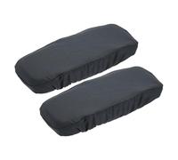 sourcing map Chair Armrest Slipcovers Covers, 22 x 7mm Polyester Removable Seat Hand Rest Protector for Office Chairs Desk Chair(Dark Gray)