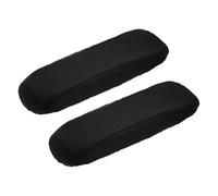 sourcing map Chair Armrest Slipcovers Covers, 32 x 8mm Polyester Removable Seat Hand Rest Protector for Office Chairs Desk Chair(Black)