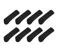 sourcing map Chair Leg Socks Floor Protectors, 8pcs - Knitted Furniture Sock, Table Feet Protectors for Hardwood Floors(Black)