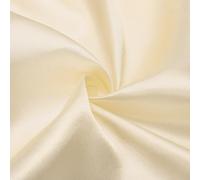 sourcing map Champagne Satin Fabric by the Yard, 1.6 Yards 39.4" Wide Silky Soft Cloth Fabrics for Bridal Dress Wedding Decorations DIY Crafts Sewing Napkins