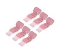 sourcing map Chiffon Ribbon, 1.5" x7 Yard Silk Ribbon Dusty Rose Tulle Satin Fabric Ribbon for Gift Wrapping Invitations Bridal Bouquets,Pack of 6