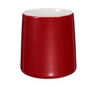 sourcing map Chinese Ceramic Teacup 10oz Handmade Ceramic Teacups Traditional Gong Fu Tea Set for Mate Tea Coffee Wine Drinks, Red