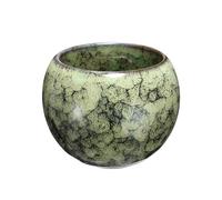 sourcing map Chinese Japanese Ceramic Teacups 5.07 oz Handmade Gong Fu Tea Set Ceramic Glaze-Changed No Handle Small Tea Cup for Mate Tea Coffee Wine Drinks Home and Gifts, Yellow