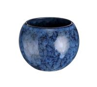 sourcing map Chinese Japanese Ceramic Teacups 5.07 oz Handmade Gong Fu Tea Set Ceramic Glaze-Changed No Handle Small Tea Cup for Mate Tea Coffee Wine Drinks Home and Gifts, Blue