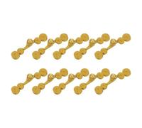 sourcing map Chinese Knots Frog Buttons Closure Sewing Fasteners, 10 Pairs Faux Pearl Chinese Closure Buttons for DIY Cheongsam Tang Suit Cloak Coats Bridal Costumes Outfit (Earth Yellow)