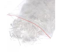 sourcing map Chopped Fiberglass Strands 15mm Length Anti-Cracking Glass Fibers for Cement Mix for Building Walls Garden Floor 2LB