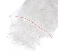 sourcing map Chopped Fiberglass Strands 19mm Length Anti-Cracking Glass Fibers for Cement Mix for Building Walls Garden Floor 2LB