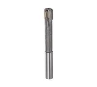 sourcing map Chucking Reamer 14mm H7 C1/K30 Carbide Tip Precision Straight Flutes Round Shank Lathe Machine Milling Cutter