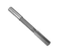sourcing map Chucking Reamer 19.5mm, H7 HSS Lathe Machine Reamer 6 Straight Flutes, Round Shank Milling Cutting Tool, Metric Reaming Drill Bit for Stainless Steel Metal Hole