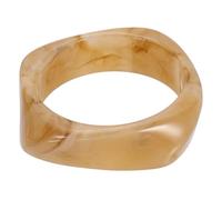 sourcing map Chunky Irregular Acrylic Resin Bangle Bracelet for Women, Cuff Wide Geometric Stackable Bangles Tortoiseshell Acetate Wristband Bracelet Statement Jewelry, Light Coffee Brown