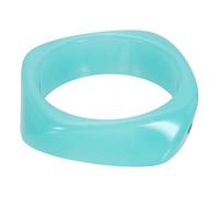 sourcing map Chunky Irregular Acrylic Resin Bangle Bracelet for Women, Cuff Wide Geometric Stackable Bangles Tortoiseshell Acetate Wristband Bracelet Statement Jewelry, Light Blue