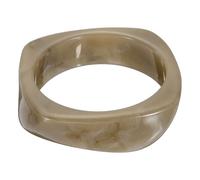 sourcing map Chunky Irregular Acrylic Resin Bangle Bracelet for Women, Cuff Wide Geometric Stackable Bangles Tortoiseshell Acetate Wristband Bracelet Statement Jewelry, Light Grey