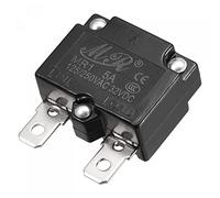 sourcing map Circuit Overload Protector 5A AC125/250V DC32V Automatic Reset Thermal Circuit Breaker