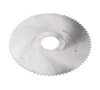 sourcing map Circular Saw Blade, 125mm (5") Dia 0.8mm Thick 72 Tooth, 6542 High Speed Steel (HSS) Milling Cutter with 27mm Arbor for Wood PVC Aluminum Cutting