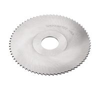 sourcing map Circular Saw Blade, 125mm (5") Dia 2mm Thick 72 Tooth, 6542 High Speed Steel (HSS) Milling Cutter with 27mm Arbor for Wood PVC Aluminum Cutting