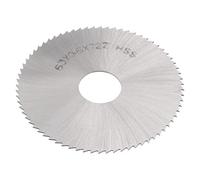 sourcing map Circular Saw Blade, 63mm (2-1/2") Dia 0.6mm Thick 72 Tooth, 6542 High Speed Steel (HSS) Milling Cutter
