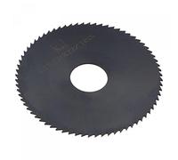 sourcing map Circular Saw Blade, 63mm (2-1/2") Dia 1mm Thick 72 Tooth, 6542 High Speed Steel (HSS) Nitriding Milling Cutter with 16mm Arbor for Metal Wood Cutting