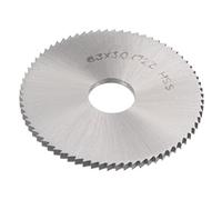 sourcing map Circular Saw Blade, 63mm (2-1/2") Dia 3mm Thick 72 Tooth, 6542 High Speed Steel (HSS) Milling Cutter with 16mm Arbor for Wood PVC Aluminum Cutting