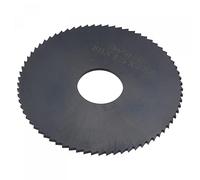 sourcing map Circular Saw Blade, 80mm (3-1/7") Dia 1.5mm Thick 72 Tooth, 6542 High Speed Steel (HSS) Nitriding Milling Cutter with 22mm Arbor for Metal Wood Cutting