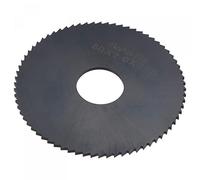 sourcing map Circular Saw Blade, 80mm (3-1/7") Dia 2mm Thick 72 Tooth, 6542 High Speed Steel (HSS) Nitriding Milling Cutter with 22mm Arbor for Metal Wood Cutting