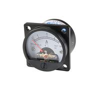 sourcing map Class 2.5 Accuracy AC 0-10A Round Analog Panel Meter Ammeter Black