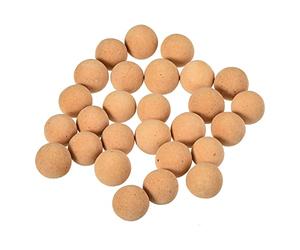 sourcing map Clay Pebbles 9-10mm 0.88 lbs Yellow Gardening Potted Balls for Hydroponic Growing, Vases Supplies, Bonsai Decor