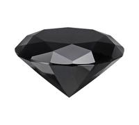 sourcing map Clear Crystal Diamond Paperweight, 80mm(3.1") Artificial Diamond Sparkling Crystal Jewelry Gems Paperweight Decoration for Birthday Gift Parties Wedding Home(Light Yellow)