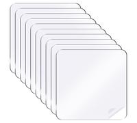sourcing map Clear Double Sided Adhesive Pads, 2.36'' x 2.36'' Square Pre-Cut Mounting Tape Waterproof Removable Strong Sticky Gel Tape for Walls Hanging, 90 Pcs