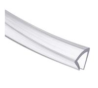 sourcing map Clear Edge Trim, 9.8Ft Silicone U Channel Edge Protector, Edges Guards Fits 13/32"-7/16" for Car Doors Sheet Metal Parts (9/16" W x 15/32" H)