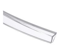 sourcing map Clear Edge Trim, 9.8Ft Silicone U Channel Edge Protector, Edges Guards Fits 3/32"-1/8" for Car Doors Sheet Metal Parts (9/32" W x 5/16" H)