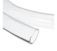 sourcing map Clear PVC Tubing, 32mm ID x 38mm OD - 4ft PVC Tube Lightweight Vinyl Hose, Transparent Flexible Plastic Water Tubing for Air Oil Water Transfer Aquarium Irrigation