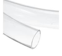 sourcing map Clear PVC Tubing, 38mm ID x 44mm OD - 4ft PVC Tube Lightweight Vinyl Hose, Transparent Flexible Plastic Water Tubing for Air Oil Water Transfer Aquarium Irrigation