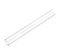 sourcing map Clear Rigid Tubing 22mm(7/8") IDx25mm(63/64") ODx1Ft Length | Round Plastic Polycarbonate Tube