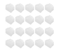 sourcing map Clear RJ11 Port Duct Covers Caps, Silicone Anti-Dust Plugs Caps Protector Covers for Computer Digital Socket Printer, Modem, Router, Telephone Jack, Pack of 20