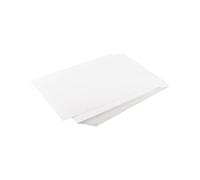 sourcing map Coated Paper Sticker Full Sheet Shipping Labels A5 Size for Copier, Laser Printer White (1 Label/Sheet), 50 Adhesive Sheets