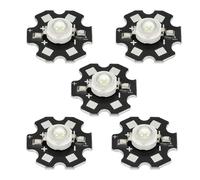 sourcing map COB LED 20mm 3.2-3.4VDC 3W 160lm Exhibition 5, Green