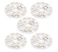 sourcing map COB LED Light Chip Bead 7W 120lm 3000-3200K 56mm 21-24VDC Energy Saving Bulb for Spotlight Floodlight Replacement Warm White 5Pcs