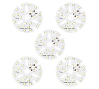 sourcing map COB LED Light Chip Bead 7W 120lm 4000-4500K 58mm 21-24VDC Energy Saving Bulb for Spotlight Floodlight Replacement Natural White 5Pcs