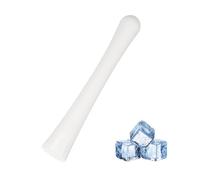 sourcing map Cocktail Muddler, 8 Inch PP Drink Muddler Bar Accessories Tools Ice Crusher for Home Party Cocktail Fruit Drinks, White (Thick)