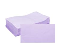 sourcing map Cocktail Napkins, 100 Pack Light Purple 2-Ply Rectangle Disposable Napkins 16" x 13" Beverage Napkins Paper for Dinner Wedding Bar Birthday Party and Everyday Use