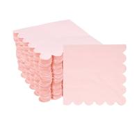 sourcing map Cocktail Napkins, 200 Pack Light Pink 2-Ply Square Disposable Napkins 10" x 10" Beverage Napkins Paper for Dinner Wedding Bar Birthday Party and Everyday Use