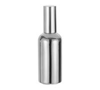 sourcing map Cocktail Sprayer 100ml(3.4oz) Glass Martini Bar Mister Vermouth Spritzer Spray Bottle Perfume Refillable Sprayer, Silver Tone