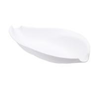 sourcing map Coffee Beans Sample Tray, 350g Coffee Beans Display Dish Reusable Plastic Sample Weighing Tray Storage Container for Home Cafe Exhibition Weighing and Displaying, White