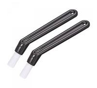 sourcing map Coffee Machine Brush, 5.39" Length Nylon Head Black for Cleaning Espresso Machines, Grinders Pack of 2