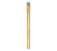 sourcing map Cold Chisel 10mm Wide 165mm Long Alloy Steel High Hardness Heat Treated Heavy Duty Octagonal Shank Flat Cold Chisel for Cutting Rivets Iron Steel Bronze Copper Bolts, Gold Gray