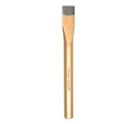 sourcing map Cold Chisel 5/9" Wide 7" Long Alloy Steel High Hardness Heat Treated Heavy Duty Octagonal Shank Flat Cold Chisel for Cutting Rivets Iron Steel Bronze Copper Bolts, Gold Gray