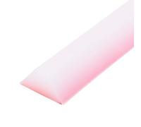 sourcing map Collapsible Shower Barrier, 39 Inch Silicone Water Splash Guard Strip 1.2 Inch W 0.55 Inch H Self Adhesive Water Stopper Barrier Dry and Wet Separation for Bathroom, Transparent