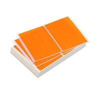 sourcing map Colored Rectangle Stickers, 200 Labels Color Code Sticker, 3x2 Inch Self Adhesive Orange for Folder, Jar, Drawer